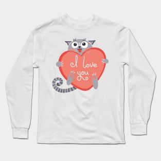 cat love Long Sleeve T-Shirt